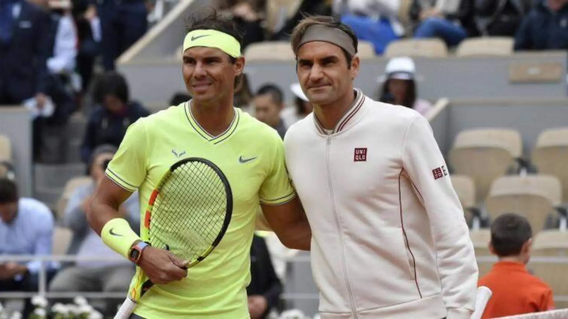 Nadal y Federer-AFP